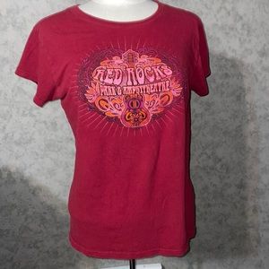 Qh 100% Cotton “Red Rocks Inn and Amphitheater” SS T-shirt